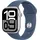 Watch Series 10 GPS 39 mm Aluminiumgehäuse Silber Sportarmband Denim S/M