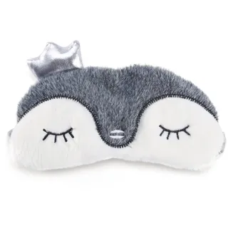 Schlafmaske, 5 Farben, Schlafmaske, niedlich, glatt, für die Augen, Weihnachten, Hirsch, für Haus und Reise (Wapiti Royal)