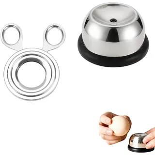 Eierstecher Eipicker und Eieröffner Eierköpfer, Eieröffne Edelstahl, Eieröffner für Gekochte Eier für Gekochte und Rohe Eier, Küchenutensilien Zum Einfachen öffnen und Schälen Von Eiern