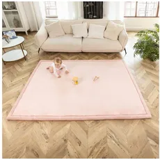 Bild Samtmatte-Spielmatte für Baby 200 x 150 cm, rosa