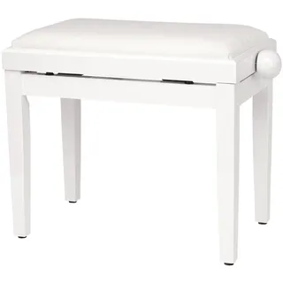 Classic Cantabile Pianobank Weiß Hochglanz
