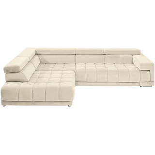 Beldomo Speed Ecksofa , Naturfarben, Beige , Textil , Ottomane links, nicht einzeln stellbar, L-Form , 326x222 cm , Typenauswahl, Stoffauswahl, seitenverkehrt erhältlich , Wohnzimmer, Sofas & Couches, Wohnlandschaften, Ecksofas