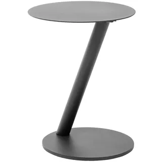 BEST Freizeitmöbel Beistelltisch Ø 45 x 45,5 cm Anthrazit