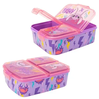 Stor Brotdose Angel | 3 getrennte Fächer | Stitch Lunch to Go | Vesper Dose