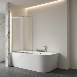 WELLTIME »Slider« 2 Stk. tlg. Badewannenaufsatz, mit Schiebetür