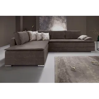 INOSIGN Ecksofa »Night & Day L-Form«, mit Boxspring Bettfunktion 180x200 cm, Dauerschläfer