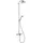 Croma Showerpipe 220 1-jet mit Wannenthermostat Silber 27223000