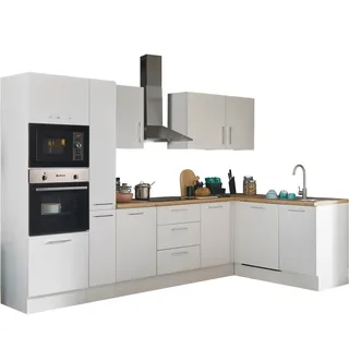BASIC by Balculina Winkelküche L-Form 310 x 175 cm weiß