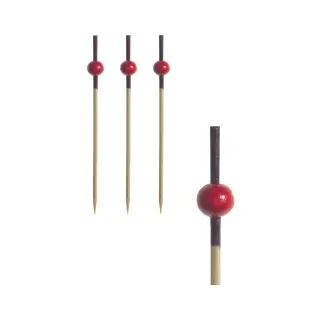 Papstar Fingerfood-Spieße Red Pearl 7 cm 250 Stück Bambus