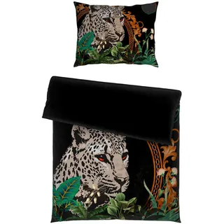 Esposa Wendebettwäsche , Multicolor , Textil , Animalprint , 140x200 cm , pflegeleicht, atmungsaktiv, schadstoffgeprüft , Heimtextilien, Bettwäsche & Leintücher, Bettwäsche, Wendebettwäsche