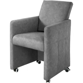 exxpo - sofa fashion Armlehnstuhl grau