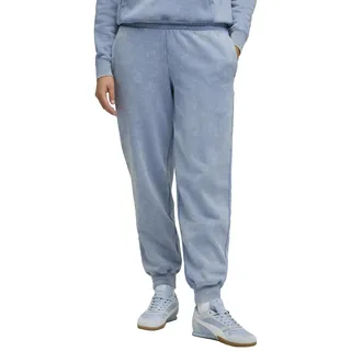 PUMA Damen Elevated Comfort Wash Sweatpants FL Cl Strickhose, Cool Blue, L EU
