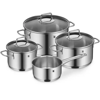 WMF Astoria Topf-Set 4-tlg. 2 x hoher Kochtopf + 1 x niedriger Kochtopf + Stielkasserolle