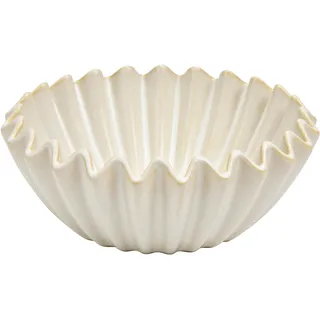 None Dekoschale Weiß Keramik