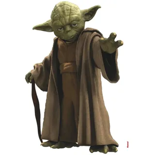 KOMAR Deco-Sticker Star Wars Yoda 100 x 70 cm