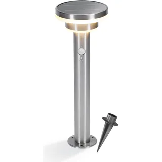 esotec Solar Wegeleuchte Modena 45cm mit PIR Bewegungsmelder IP44 outdoor 102754 - Silber