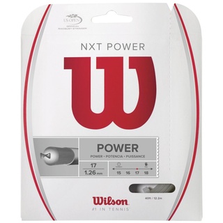 Wilson Unisex Tennissaite NXT Power, Natur, 12,2 Meter, 1,26 mm, WRZ941700