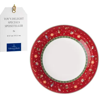 Villeroy & Boch Speiseteller Toy's Delight Ø 26,8 cm Rot