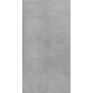 Dinarsu Stilo Teppichläufer 80 x 300 cm Grau