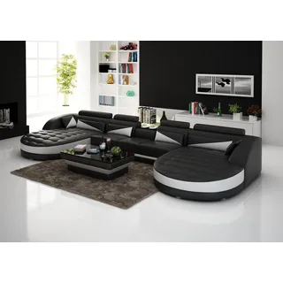 Ledersofa Ecksofa Sofa Couch Polster Wohnlandschaft Leder Sofas Garnitur U Form