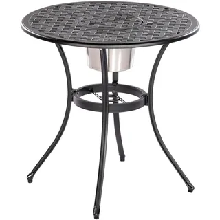 Merxx Rhodos Gartentisch Ø 70 x 75 cm Grau