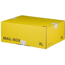 Smartboxpro, Versandkarton + Versandbox, Paket-Versandkarton MAIL BOX, Gr”áe: XL, gelb (1 x)