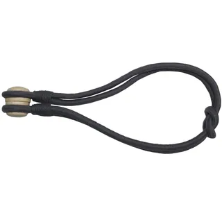 GARDINIA Raffhalter für Vorhänge Kordel 47 cm grau - 2 Stück