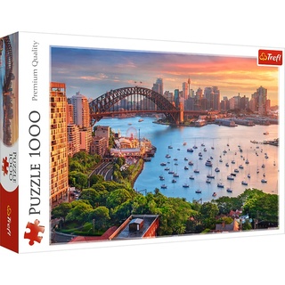 Trefl 10743 Piece Jigsaw, Australia 1000 Elemente-Stadtpanorama, Malerische Bucht, DIY, Kreative Unterhaltung, Spaß, Klassische Puzzles für Erwachsene und Kinder ab 12 Jahren, Sydney, Australien