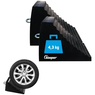 BEEPER - Radstopper für Auto, Wohnmobil, LKW oder Anhänger Menge - 2er-Set