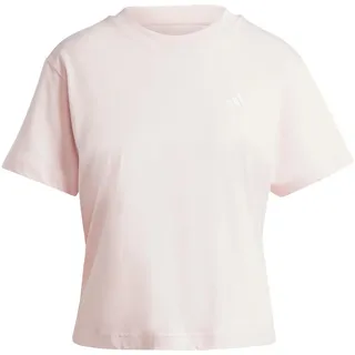 adidas Damen Essentials SMALL Logo T-Shirt, Sandy pink, XXS
