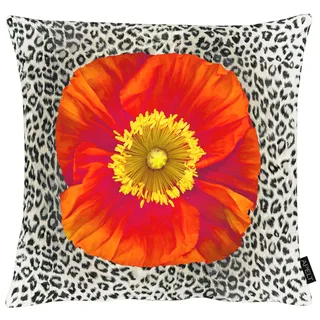 APELT Dekokissen Giulia 46 x 46 cm Braun/Rot