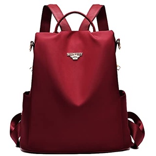 SPEEDEVE Damen Rucksack Anti Diebstahl Tasche,8864-Rot