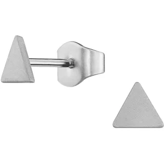 Traveller Ohrstecker - Herren - Edelstahl - Dreieck flach - Made in Germany - 5 x 5 mm - 171011