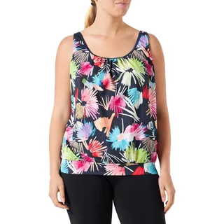 Firefly Mayla Tankini-Oberteil Navy Dark/Flower 38