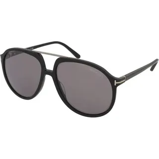 Sonnenbrillen Tom Ford Archie FT1079 01C - Silber, Weiß