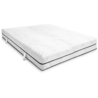 sleezzz 7 Zonen Viskoelastik-Matratze Sleezzz Smart 160 x 200 cm, Höhe 18 cm, Härtegrad H3 mit Air Memoryschaum