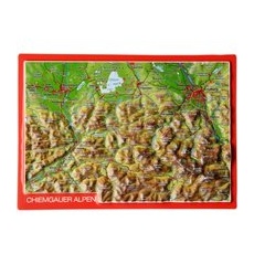Georelief 3D Reliefpostkarte Chiemgauer Alpen - One Size