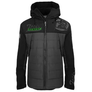 Hotspot Design Zander Obsession Reißverschlusspullover - Black / Grey - 2XL