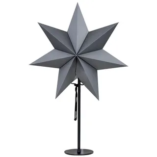 levandeo LED Stern Grau H50cm