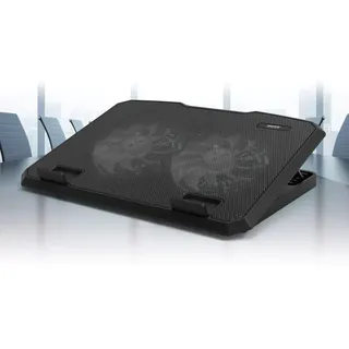 PORT DESIGNS 901099 Notebook-Kühlpad (17 Zoll) 800 RPM, Schwarz