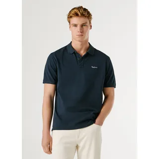 Pepe Jeans für Herren. PM5400087 Oscar marineblaues Poloshirt XL, Lässig, Baumwolle, Kurzarm