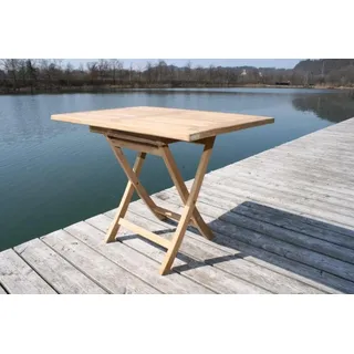Gartentisch Klapptisch Paris in premium Teak 110 x 70 cm