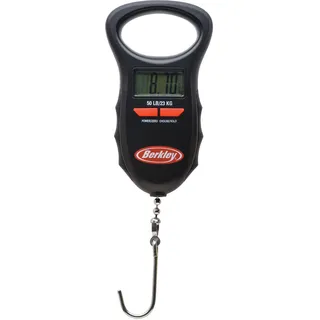 Berkley Digital Fish Scale - 50 LB Waage, Black/Red