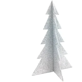 Mopec nf61.12 Silver – Glitzer-Baum, Silber