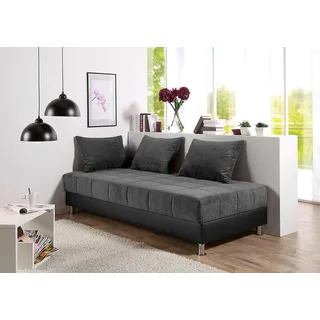 MAINTAL Polsterliege 80 x 200 cm grau/schwarz
