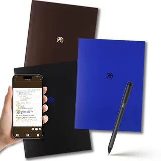 Yuan Digitales Notizbuch mit Pen, Smart Writing Set Echtzeit-Sync Digitalisierung auf Smartphone/Tablet, Notizblock Intelligentes Schreiben für Schüler, Skizzieren, Notizen Machen, für iOS/Android