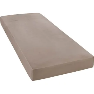 5007 Mako-Feinjersey 90 x 190 - 100 x 200 cm taupe