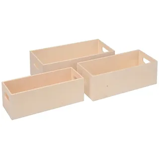 Jardinièren-Set 28x11,5x8,5cm FSC Pappel CN
