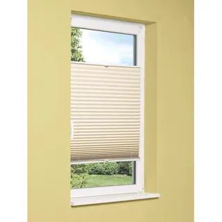 Hitzeschutz Plissee Toledo 90 cm x 130 cm Beige