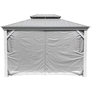 Sojag Vorhang-Set für Pavillon Messina 10 x 12 m Taupe/Grau